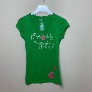 Miley Cyrus Max Azria | Kiss Me I’m Irish Tee